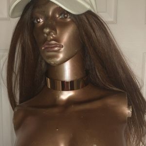 Women's Thick gold choker